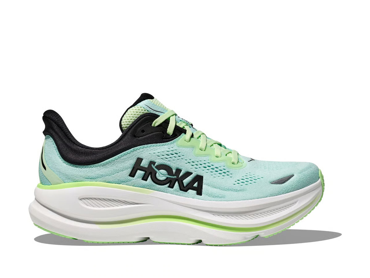 HOKA BONDI 9 Black/Green