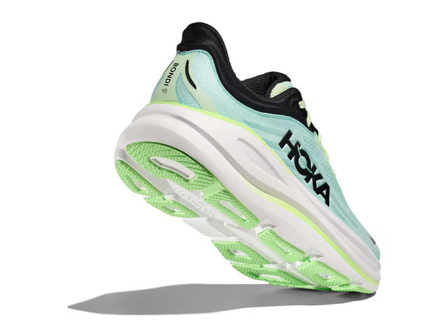 HOKA BONDI 9 Black/Green