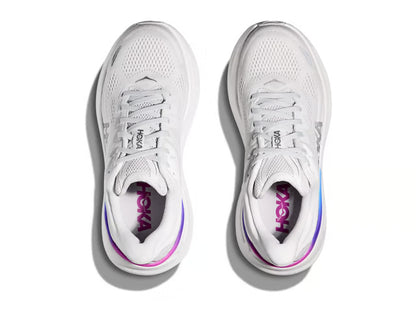 HOKA BONDI 9 White/Silver