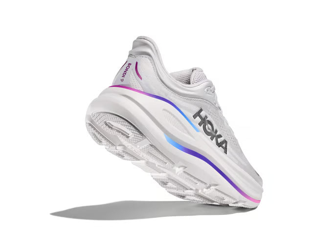 HOKA BONDI 9 White/Silver