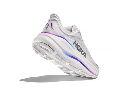 HOKA BONDI 9 White/Silver