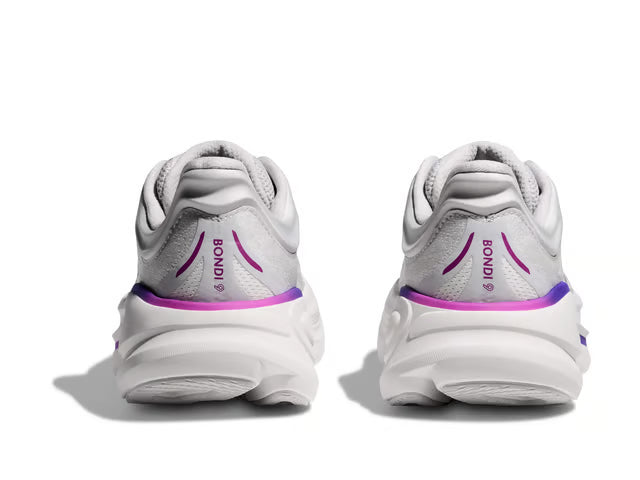 HOKA BONDI 9 White/Silver