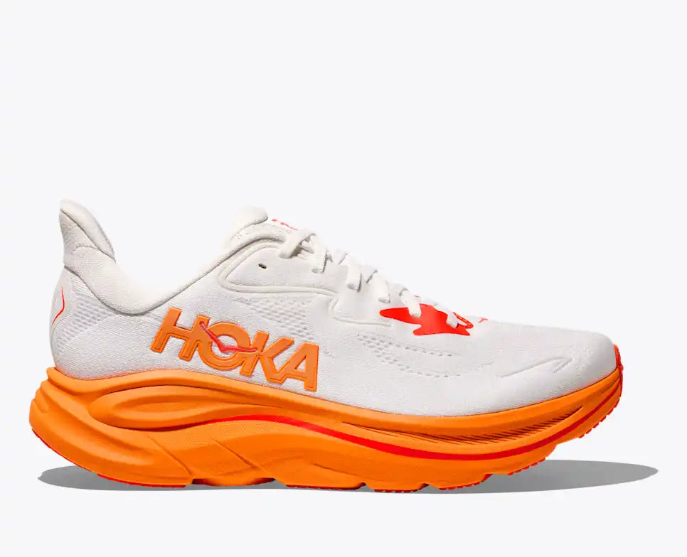HOKA Clifton 10 White/Orange