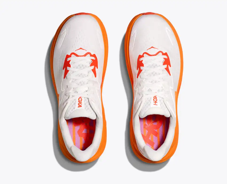 HOKA Clifton 10 White/Orange