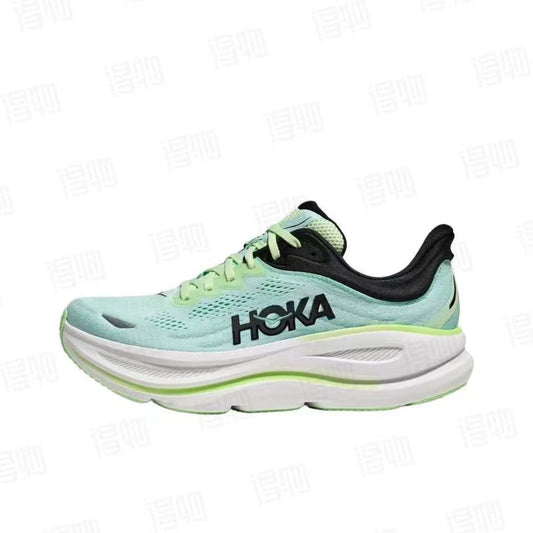 HOKA BONDI 9 Black/Green