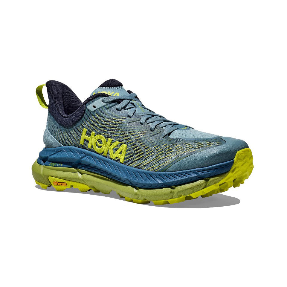 HOKA Mafate 4 Blue/Yellow