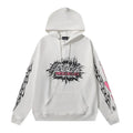 Hellstar Sports Flame Hoodie White